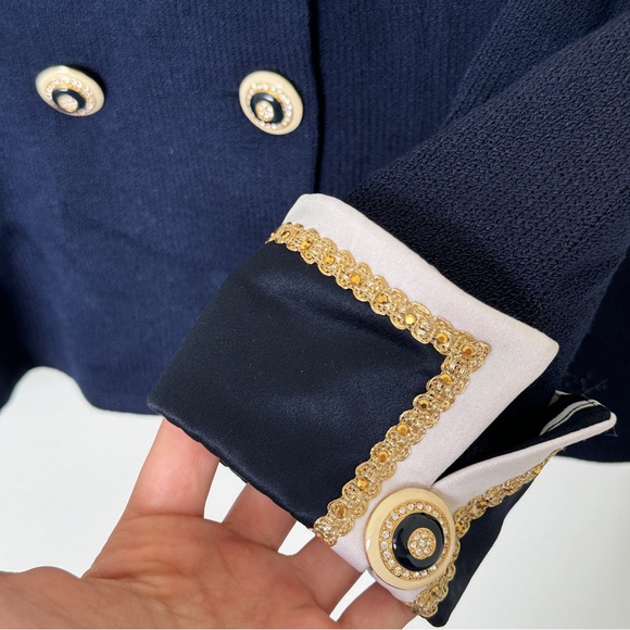 Vintage St. John Wool 2 pc Blazer + Skirt Set - Picture 6 of 12